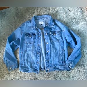 Large denim jacket
